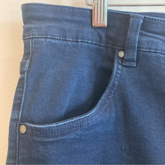 UNIVERSAL STANDARD Sz 16 High Rise Dark Wash Skinny Ankle Jeans - Picture 2 of 9